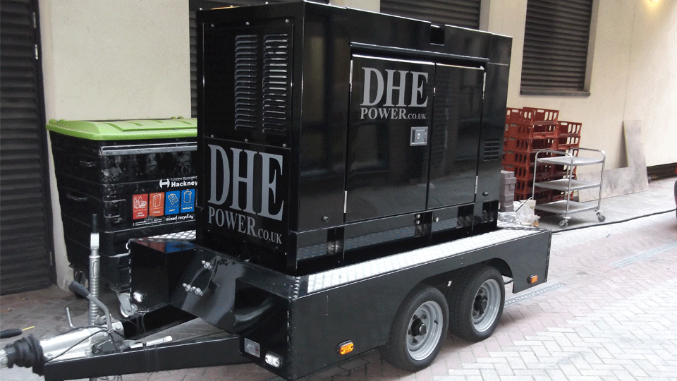 DHE 40KVA Ultra Silent Road Towable Diesel Generator