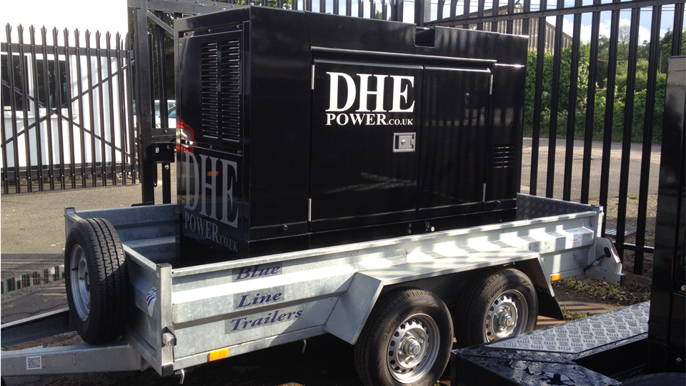 DHE 60KVA Ultra Silent Road Towable Diesel Generator
